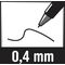 STABILO Tintenroller Gel PALETTE 268/40-01 0,4mm rt
