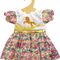 Pu-Glitzerkleid Einhorn Goldy,Gr.28-35cm
