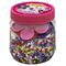 HAMA Dose pink+farbige Platten 4000Stück