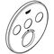 Grohe Rosette SMARTCONTROL chrom, rund, für UP-THM mit 3 ASV