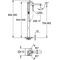 Grohe Einhand-Wannenbatterie EUROCUBE 1/2Zoll Bod. ha graph gebü