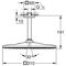 Grohe Kopfbr.set RAINSHOWER MONO 310 Cub Deckenauslass 142mm su-st