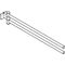 GROHE Handtuchhalter Essentials Cube 439mm 2-armig schwb su-st