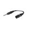 SOMMER CABLE Adapterkabel XLR(M)/Klinke stereo 0,15m