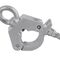 EUROLITE TPC-31 Klammer mit Öse, silber
