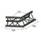 ALUTRUSS TRILOCK S-PAC 23 2-Weg-Ecke 135°schwarz