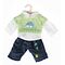 Puppen-Jeans/Bluse/Pullunder 35-45cm., 1 Stück