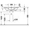 Duravit Waschtisch VIU 730x490mm m ÜL m HLB 3 HL weiß WG