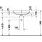 Duravit Aufsatzbecken HAPPY D.2 PLUS m ÜL m HLB 600x460mm o Hahnloch weiß WG