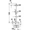 Duravit Duschsystem C.1 mit Einhebel-Brausemischer schwarz matt