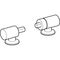 Geberit Edelstahlscharnier p z Renova Comfort WC-Sitz 572810/578200