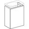 Geberit HWB-Unterschrank ACANTO 395x535x245mm La m sw Front Glas schwarz