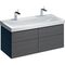 Geberit Waschtischunterschrank XENO² 1174x530x462mm La strukturiert/sculturag