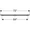 Geberit Möbelgriff iCon 737x19x33mm sandgrau matt