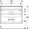 Geberit WT-Unterschrank RENOVA PLAN m Möbel-WT 800x622x480mm NB hickory/weiß