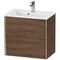 Duravit Waschtischunterbau XVIU 610x560x390mm 2 Sk Prof. sw ma ta s-matt