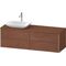Duravit Waschtischunterbau XVIU 1600x550mm sw ma / ta s-matt ES Ah links