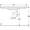 Geberit Möbelwaschtisch ONE weiß, ohne Hahnloch 1200x475mm