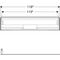 Geberit Waschtischunterschrank ONE 1 Sch. 1200x266x470mm NB hick Mel Ho-st