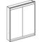 Geberit Spiegelschrank ONE mit ComfortLight, 2 Türen 750x900mm