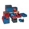 Transportbehälter L600xB400xH270mm blau PP Schwerlast Durchfassgr.Seitenw.geschl