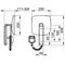 Keuco Kosmetikspiegel iLook_move 200x200mm bel Netzteil 12 V Sw-chr geb