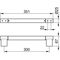 Keuco Haltegriff PLAN 351mm vc