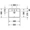 Duravit Einbauwaschtisch STARCK 3 m ÜL HLB 490x365mm 1 Hahnloch weiß
