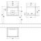 V&B Waschtischunterschrank SUBWAY 2.0 537x420x423mm Glossy Grey