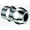 SCHELL Gerade-Verschraubung mit Außengewinde, chrom 1/2Zollx3/8Zollx10mm - VPE: 20