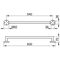 Keuco Badetuchhalter EDITION 90 vc 600mm