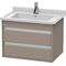 Duravit Waschtischunterbau KETHO 465x650x480mm basalt matt
