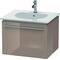Duravit Waschtischunterbau X-LARGE 497x600x456mm cappucino hochglanz