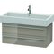 Duravit Waschtischunterbau X-LARGE 443x950x448mm cappucino hochglanz