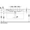 Duravit Möbelwaschtisch DURASTYLE m ÜL HLB 1200x480mm 1 Hahnloch weiß