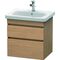 Duravit Waschtischunterbau DURASTYLE 448x580x610mm eur. Eiche/europäische Ei