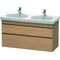 Duravit Waschtischunterbau DURASTYLE 453x1150x610mm eur. Eiche/europäische Ei