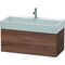 Duravit Waschtischunterbau L-CUBE 394x984x459mm nussbaum natur