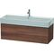 Duravit Waschtischunterbau L-CUBE 394x1184x459mm nussbaum natur