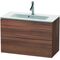 Duravit WTU Compact L-CUBE 550x820x391mm nussbaum natur