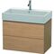 Duravit Waschtischunterbau L-CUBE 544x784x459mm europäische eiche