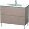 Duravit Waschtischunterbau L-CUBE 1020x481x704mm eiche kaschmir