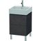 Duravit Waschtischunterbau L-CUBE 582x484x459mm eiche dunkel gebürstet
