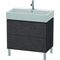 Duravit Waschtischunterbau L-CUBE 582x784x459mm eiche dunkel gebürstet
