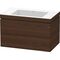 Duravit Waschtischunterbau L-CUBE m WT Vero Air 500x800x480mm o HL NB geb