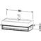 Duravit Waschtischunterbau VERO AIR 155x984x431mm europäische eiche
