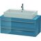 Duravit Konsolenunterschrank X-LARGE 440x1000x478mm stone blue hochglanz