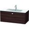 Duravit Waschtischunterbau BRIOSO Gri chrom 442x1020x479mm kastanie dunkel