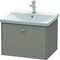 Duravit Waschtischunterbau BRIOSO Gri Frontfarbe 450x620x479mm basalt matt