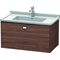Duravit Waschtischunterbau BRIOSO Gri chrom 452x820x469mm nussbaum dunkel